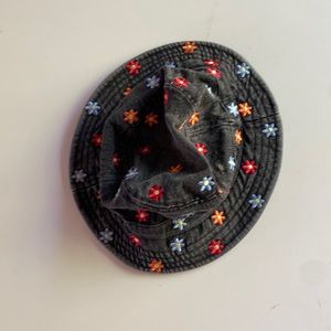 american eagle flower bucket hat